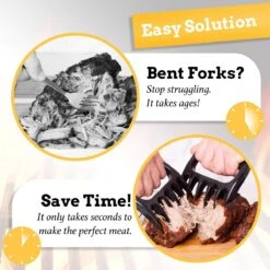 Mountain Grillers Claws-High Quality Meat Claws For American BBQ Pulled Pork-Plastic Meat Claws For Slicing-Vaatwasser Safe Bear Claws Gift Idee -Barbecue Series Winkel 1200x1200 279