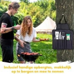 BBQ Accesoires Set Gereedschap Tang Borstel Barbecue Kookgerei - 10 Delig 3 BBQ Accesoires Set Gereedschap Tang Borstel Barbecue Kookgerei - 10 Delig -Barbecue Series Winkel 1200x1200 287