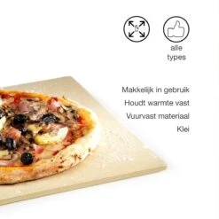 Barbecook BBQ Pizzaplaat - Pizzasteen - Voor Barbecue - Rechthoekig - 43 X 35 Cm -Barbecue Series Winkel 1200x1200 349