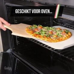 Gadgy Pizzasteen Met Pizzaschep – Cordieriet Voor Knapperige Pizzabodem – Pizzasteen Voor BBQ, Oven Of Kamado - Pizzaspatel - Pizza Set -Barbecue Series Winkel 1200x1200 378