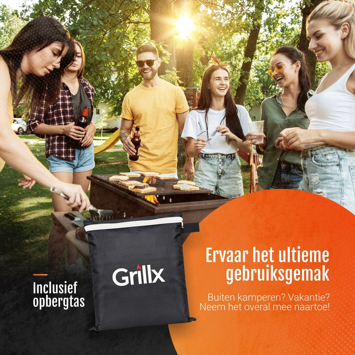 GrillX Barbecue Hoes - 145 x 61 x 117cm - BBQ Hoes Waterdicht - Beschermhoes Inclusief Trekkoord - BBQ Accesoires GrillX Barbecue Hoes - 145 X 61 X 117cm - BBQ Hoes Waterdicht - Beschermhoes Inclusief Trekkoord - BBQ Accesoires -Barbecue Series Winkel 1200x1200 453