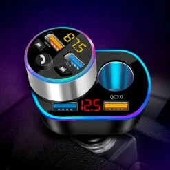 Auto Sigarettenaansteker Splitter - Losse Oplader - USB 2.0 A/USB 3.0 A 2 Poorten - Zwart - Snellader - Splitter - Auto Lader USB -Barbecue Series Winkel 1200x1200 49