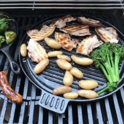 Chefs Cuisine Gietijzeren Grillpan - Grillpan Gietijzer - Gietijzer Bbq Grillpan - Gietijzeren Grillplaat - Pizzasteen - Plancha Gietijzer - Gietijzeren Bakplaat - Rond 36 Cm - Dubbelzijdig 2 Chefs Cuisine Gietijzeren Grillpan - Grillpan Gietijzer - Gietijzer Bbq Grillpan - Gietijzeren Grillplaat - Pizzasteen - Plancha Gietijzer - Gietijzeren Bakplaat - Rond 36 Cm - Dubbelzijdig -Barbecue Series Winkel 1200x1200 492