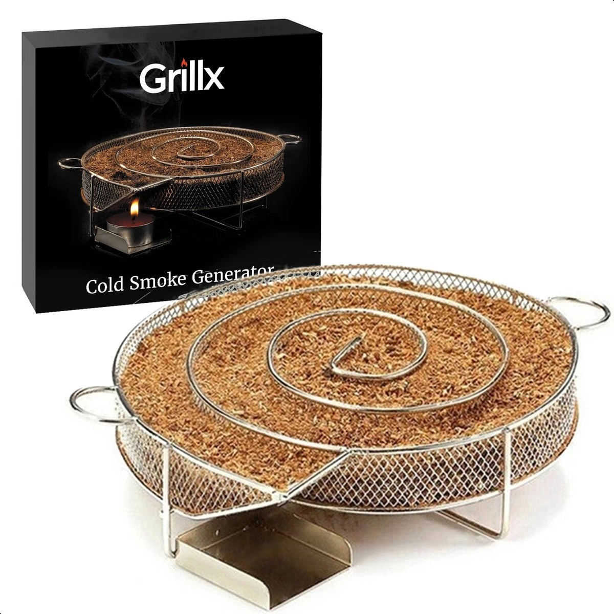 GrillX Cold Smoke Generator met 1KG Kersen Rookmot - 6 Liter - Smokerbox - RVS Rookbox - Rookgenerator - Koud roken - BBQ Accesoires GrillX Cold Smoke Generator Met 1KG Kersen Rookmot - 6 Liter - Smokerbox - RVS Rookbox - Rookgenerator - Koud Roken - BBQ Accesoires -Barbecue Series Winkel 1200x1200 518