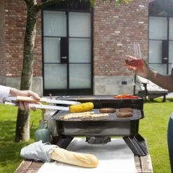 Princess 112252 Hybride Barbecue – Elektrische BBQ - Tafelmodel - 2000W - 44x 29cm - Gebruik Elektrisch Of Met Kolen -Barbecue Series Winkel 1200x1200 535