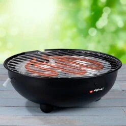 Alpina Elektrische BBQ - Tafel-Barbecue - Geen Rook - Binnen Barbecueën - 1250W - Ø 30 Cm - Zwart -Barbecue Series Winkel 1200x1200 552