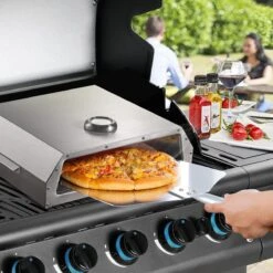 Bighorn Pizzaoven Met Pizzasteen Voor Barbecue - Grilloven - Draagbare - Edelstaal -Barbecue Series Winkel 1200x1200 577