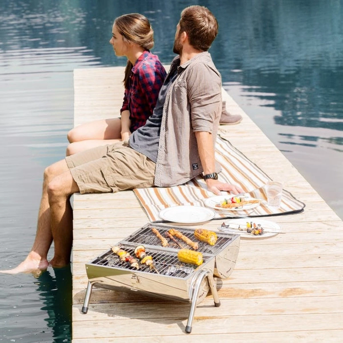 BBQ Collection Houtskoolbarbecue - Cilinder - Chroom BBQ Collection Houtskoolbarbecue - Cilinder - Chroom -Barbecue Series Winkel 1200x1200 581