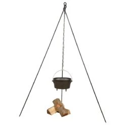 Esschert Design - Driepoot Met Ketting - Haardvuur Accessoires - Staal - Zwart -Barbecue Series Winkel 1200x1200 595