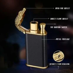 Dragon Lighter - Draak Aansteker - Dual Flame - Vuur Aansteker - Verschillende Vlamgrootte - Hervulbaar - WBV™ 2 Dragon Lighter - Draak Aansteker - Dual Flame - Vuur Aansteker - Verschillende Vlamgrootte - Hervulbaar - WBV™ -Barbecue Series Winkel 1200x1200 63