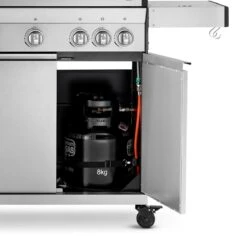 Burnhard Gas BBQ Big FRED Deluxe - 4 Branders - Incl. Keramische Infraroodbrander & Afdekhoes - Deluxe -Barbecue Series Winkel 1200x1200 639