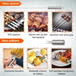 BBQ Accesoires Gereedschapset Koffer Set Tang Borstel Schort Barbecue Dagdeals - Chef Cook BBQ Accessoires Set -Barbecue Series Winkel 1200x1200 648