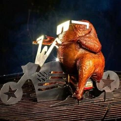 GrillX Beer Can Chicken Houder - Kiphouder Motorcycle - BBQ Accesoires - Bierkip - Barbeque Gereedschap - Chicken Sitter -Barbecue Series Winkel 1200x1200 65