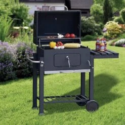 Tepro Toronto Click Barbecue Bbq Houtskool - Grilloppervlak (LxB) 56 X 42 Cm - Met Thermometer In De Deksel - RVS - Houtskoolbarbecue -Barbecue Series Winkel 1200x1200 658