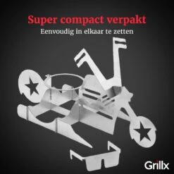 GrillX Beer Can Chicken Houder - Kiphouder Motorcycle - BBQ Accesoires - Bierkip - Barbeque Gereedschap - Chicken Sitter -Barbecue Series Winkel 1200x1200 67