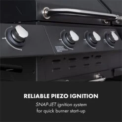 Klarstein Kingsville Double Barbecue - Houtskool- En Gasbarbecue - Smoker BBQ - Inclusief Deksels En Thermometer - Met 2 Roosters - Zwart 4 Klarstein Kingsville Double Barbecue - Houtskool- En Gasbarbecue - Smoker BBQ - Inclusief Deksels En Thermometer - Met 2 Roosters - Zwart -Barbecue Series Winkel 1200x1200 723