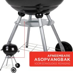 BBQ Collection Houtskoolbarbecue - Kogelbarbecue 45 X 60 Centimeter - Ronde Barbecue - Barbecue Op Wielen - Zwart - Metaal -Barbecue Series Winkel 1200x1200 760