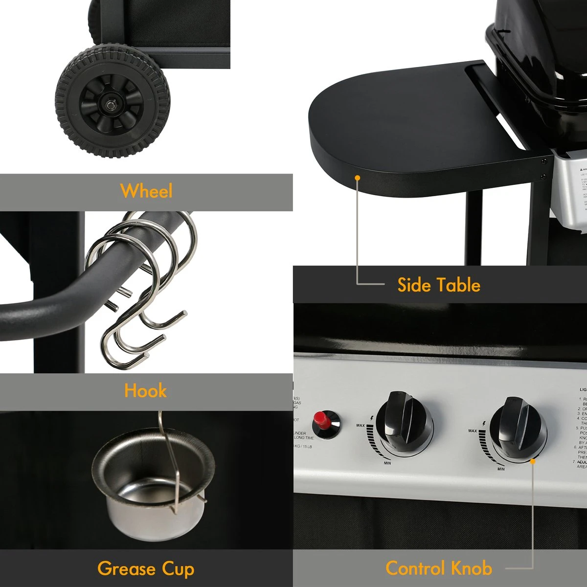 Bighorn Gasbarbecue en Grill – 2 Branders – Zwart Bighorn Gasbarbecue En Grill – 2 Branders – Zwart -Barbecue Series Winkel 1200x1200 766