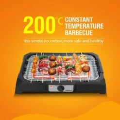 Aigostar Lava 30LDQ - Elektrische Grill - BBQ - Tafel Barbecue - Grilloppervlakte 41 X 24 Cm - 2000 Watt -Barbecue Series Winkel 1200x1200 804