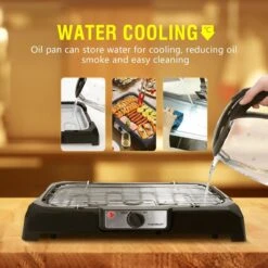 Aigostar Lava 30LDQ - Elektrische Grill - BBQ - Tafel Barbecue - Grilloppervlakte 41 X 24 Cm - 2000 Watt -Barbecue Series Winkel 1200x1200 805