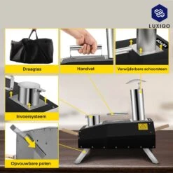 Vevor® Pizza Oven - Professionele Pizza Oven - Buitenkeuken - Pizza Gourmet - Barbecue - RVS - Tot 600°C - Met Draagtas 3 Vevor® Pizza Oven - Professionele Pizza Oven - Buitenkeuken - Pizza Gourmet - Barbecue - RVS - Tot 600°C - Met Draagtas -Barbecue Series Winkel 1200x1200 806