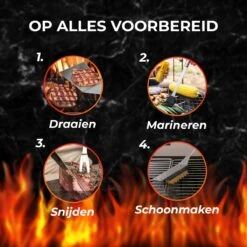 GrillX Barbecue Gereedschap Set - 19-delig - Inclusief Luxe Draagtas - BBQ Accesoires - Gereedschapset 3 GrillX Barbecue Gereedschap Set - 19-delig - Inclusief Luxe Draagtas - BBQ Accesoires - Gereedschapset -Barbecue Series Winkel 1200x1200 82