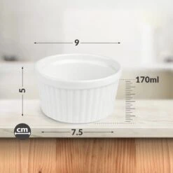 Chefarone Mini Ronde Ovenschalen - Mini Vormpjes Set Van 10 - Bakvormen Keramiek 200 ML - Crème Brulée Schaaltje - Multicolor -Barbecue Series Winkel 1200x1200 875