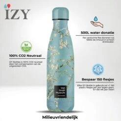 IZY Bottles X Van Gogh Museum - Amandelbloesem | 500 ML | Thermosfles | Drinkfles | Waterfles | Schoolfles | Isoleerfles | Beker | Drinkbeker | Koud | Warm | Fles | Back To School | 500ml -Barbecue Series Winkel 1200x1200 926