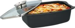 Alpina - Braadslede - Braadpan - Met Glazen Deksel - Aromaknop - 5,5 Liter - Zwart -Barbecue Series Winkel 1200x449 3
