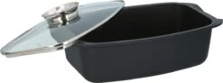 Alpina - Braadslede - Braadpan - Met Glazen Deksel - Aromaknop - 5,5 Liter - Zwart -Barbecue Series Winkel 1200x449 4