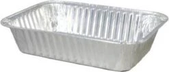 Rechthoekige Aluminium Wegwerp Bakje 19,5x14x5 Cm Per 100 Stuks - Alu Bakje - Kapsalon Bak - 850cc
