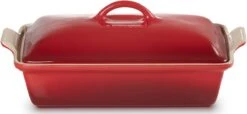 Le Creuset - Ovenschaal Met Deksel - 33 X 22.5 X 8 Cm - Kersenrood -Barbecue Series Winkel 1200x556 5