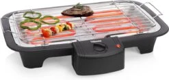 Tristar BQ-2813 Electrische Tafelbarbecue - Grilloppervlak (LxB) 38x22 Cm - 2000W - Zwart -Barbecue Series Winkel 1200x573