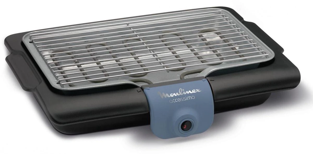 Moulinex BG134812 Barbecue Tafelblad Electrisch 2100W Zwart, Blauw, Zilver barbecue Moulinex BG134812 Barbecue Tafelblad Electrisch 2100W Zwart, Blauw, Zilver Barbecue -Barbecue Series Winkel 1200x589 2