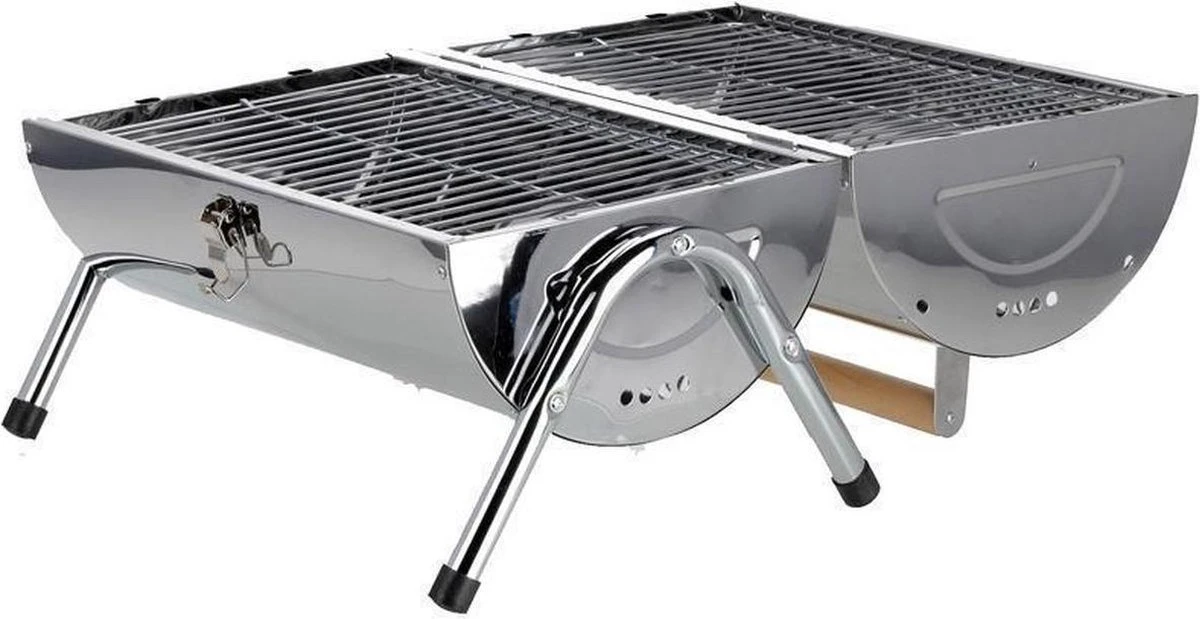BBQ Collection Houtskoolbarbecue - Cilinder - Chroom BBQ Collection Houtskoolbarbecue - Cilinder - Chroom -Barbecue Series Winkel 1200x619 1