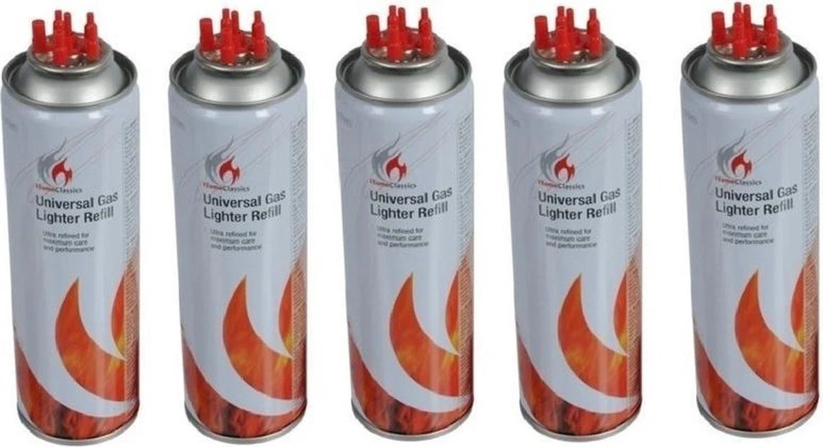 5x Aansteker gas / butaan gasfles 250 ml 5x Aansteker Gas / Butaan Gasfles 250 Ml -Barbecue Series Winkel