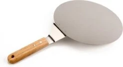 Inpro Pizzaschep RVS - Rond - Voor BBQ En Oven - Pizzaspatel - Taartschep - Houten Handvat - BBQ Gereedschap - Keukengerei - 30 Cm Diameter - Spatel -Barbecue Series Winkel 1200x655