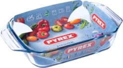 Pyrex Ovenschaal Rechthoek - Met Grepen - Borosilicaatglas - 1,4 Liter - Transparant -Barbecue Series Winkel 1200x666 3
