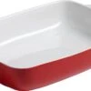 Pyrex Signature Ovenschaal Rechthoek - Keramiek - 30x22 Cm - Rood