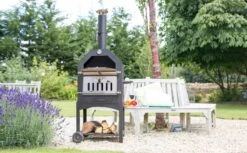 Merkloos MaxxGarden Pizza Oven - Smoker Barbecue Houtskool 45 X 65 X 158cm -Barbecue Series Winkel 1200x745 1