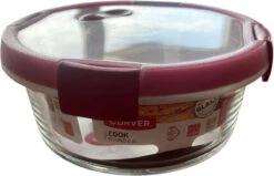 Curver Ovenschaal Klein - 1 Persoon - Ovenschaal Rond - Ovenschaal Met Deksel - Borosilicaat Glas - Breukvast -Barbecue Series Winkel 1200x772
