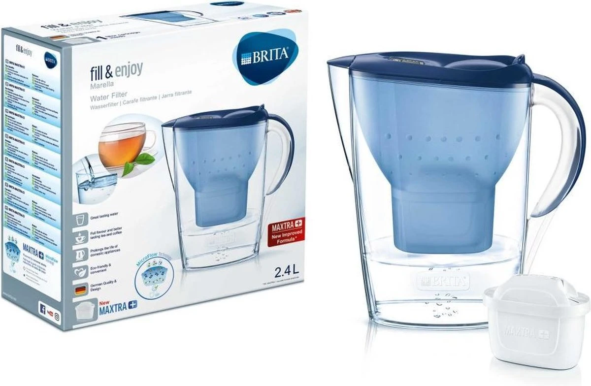 BRITA - Waterfilterkan Marella Cool - Blauw - 2,4L BRITA - Waterfilterkan Marella Cool - Blauw - 2,4L -Barbecue Series Winkel 1200x784 4