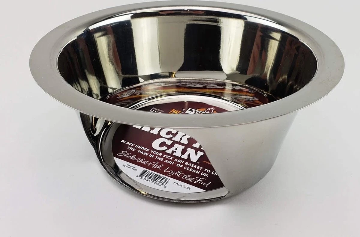 Kick Ash Basket - Big Green Egg Large - Kick Ash Can - As Opvang Pan Kick Ash Basket - Big Green Egg Large - Kick Ash Can - As Opvang Pan -Barbecue Series Winkel