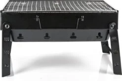 Merkloos Decopatent® Portable Houtskool BBQ - Barbecue - Inklapbaar - Barbecue Houtskool - Tafel Grill - Camping - Strand - Festival - Park -Barbecue Series Winkel 1200x797 4