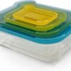 Joseph Joseph Nest Ovenschalen - Incl. Deksels - Glas - 4 Stuks