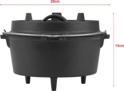 Dutch Oven Enkhuizen Met Deksel Gietijzer Zwart 4,2 L 6 Dutch Oven Enkhuizen Met Deksel Gietijzer Zwart 4,2 L -Barbecue Series Winkel 1200x877 1