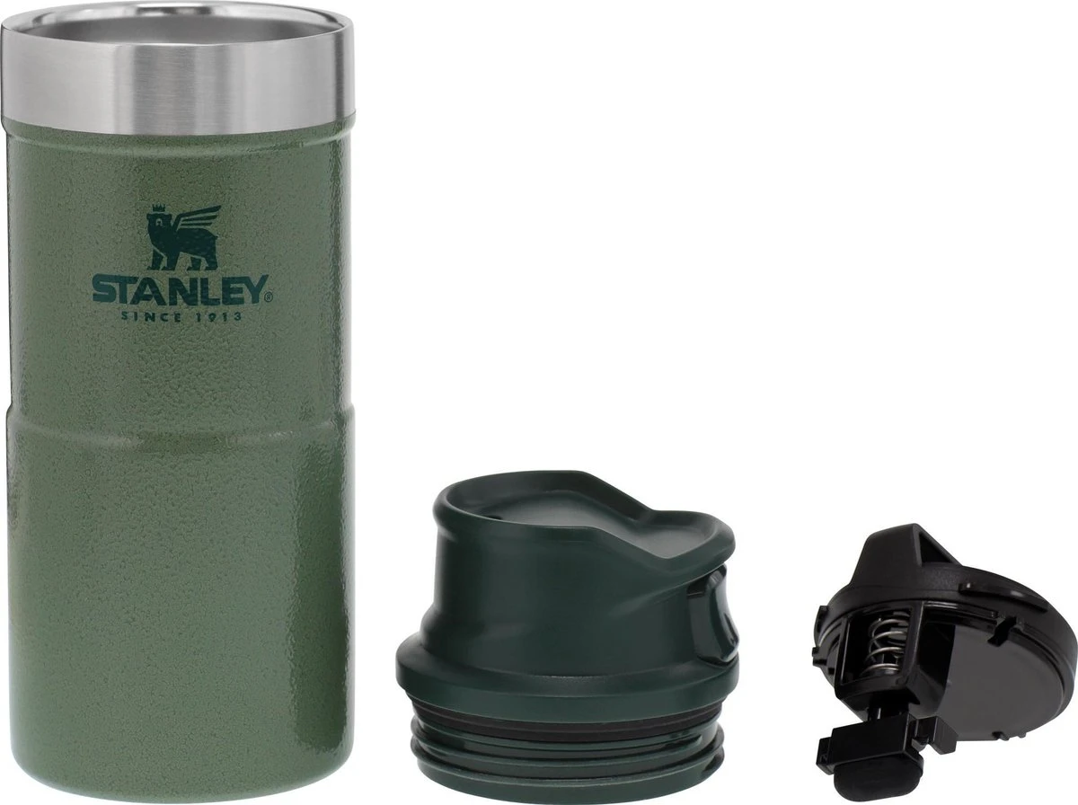 Stanley Trigger-Action Travel Mug 0.35L - thermosfles - Hammertone Green Stanley Trigger-Action Travel Mug 0.35L - Thermosfles - Hammertone Green -Barbecue Series Winkel 1200x896 1