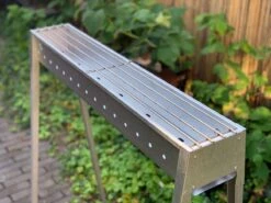 Spiedini Saté-bbq Bali 80 - Saté Houtskoolbarbecue Met Horizontaal Rooster - 80 Cm Lang, 11 Cm Breed - Materiaal: Gealuminiseerd Ijzer -Barbecue Series Winkel 1200x899 12