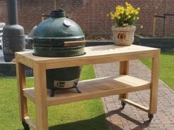 BBQ Tafel - Geschikt Voor Big Green Large/Bastard Large/Bastard Large Urban/Yakiniku 19 Inch/Monolith Large - Eikenhout - 87 Cm -Barbecue Series Winkel 1200x900 18