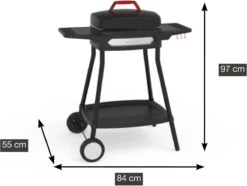 Barbecook Alexia - Elektrische Bbq - Afneembare Grill - Zijtafels - Wielen - 84x55x97cm -Barbecue Series Winkel 1200x902 5